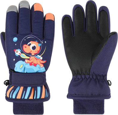 Verdickte Kinderskihandschuhe warmer Winterschnee wasserdicht