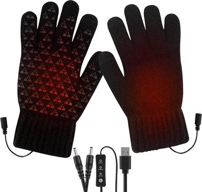 USB Beheizte Handschuhe Fäustlinge für Herren und Damen