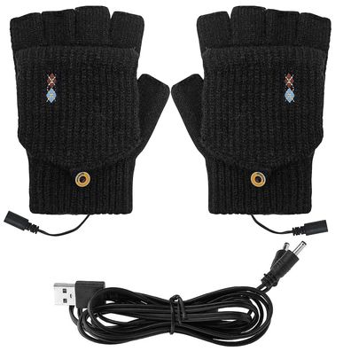 Unisex USB Beheizte Handschuhe, Abdeckung Stricken Handschuhe