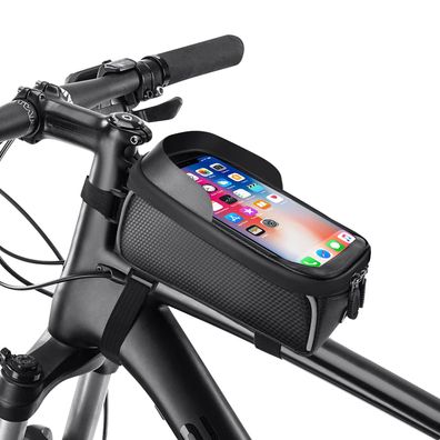 Fahrrad Rahmentasche TPU Touchscreen Fahrradtaschen für Smartphone