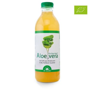 Dr. Jacob´s Aloe-vera Saft mit Acerola-Püree BIO 1 Liter Rohkost-Qualität