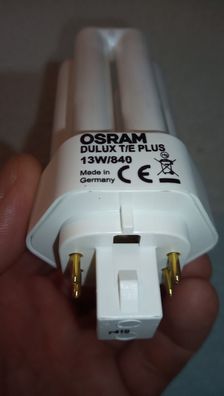Osram DuLux T/ E PLus 13w/840 Made in Germany CE 4 Stifte Stäbe Bolzen Bolts Zinken
