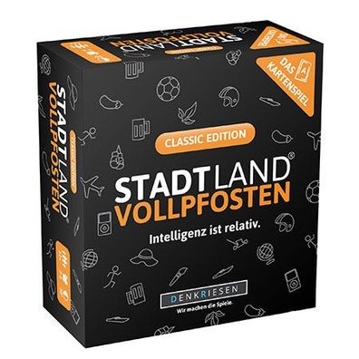 Stadt Land Vollpfosten - Das Kartenspiel – Classic Edition