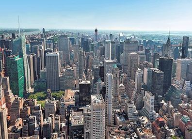Virtual Reality - Blick auf New York