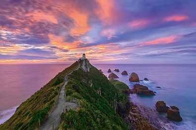 Nugget Point Leuchtturm, The Catlins, South Island - New Zealand