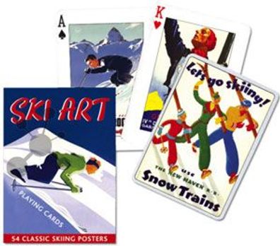 Ski Art Spielkarten