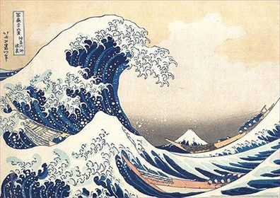 Grosse Welle vor Kanagawa, Hokusai
