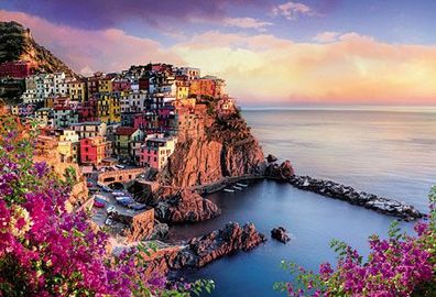 Manarola im Sonnenuntergang