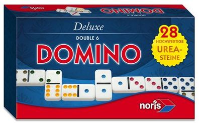Deluxe - Domino Doppel 6 in Magnetschachtel