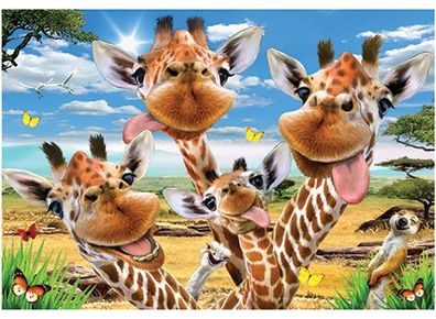 Giraffen-Selfie