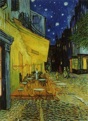 Caféterrasse bei Nacht, Van Gogh