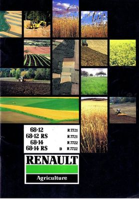 Betriebsanleitung für die Renault Traktoren 68-12 RS + 68-14 RS (R7721 R7722)