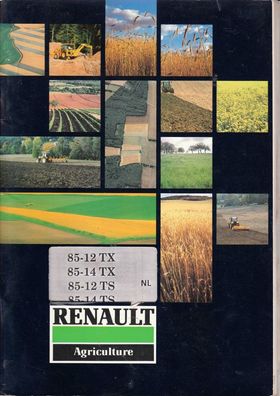 Betriebsanleitung für die Renault Traktoren 85-12 TX+ 85-14 TS NL