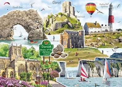 Grafschaft Dorset Collage