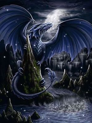 Der Schwarzblaue Drache