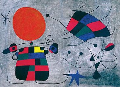 Das Lächeln mit flammenden Flügeln, Miró