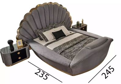 Luxus Bett Design Betten Möbel Doppelbett Schlafzimmer Königlich 200x200
