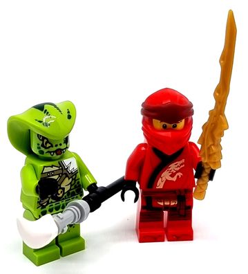 LEGO Ninjago Figur Lasha und Kai mit Waffen