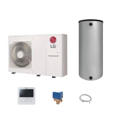 LG Wärmepumpenpaket Monoblock 9 kW mit Warmwasserbereitung