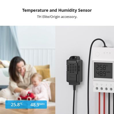 Sonoff - TH Sensor THS01 - Temperatur / Luftfeuchtesensor für THR320/ THR316