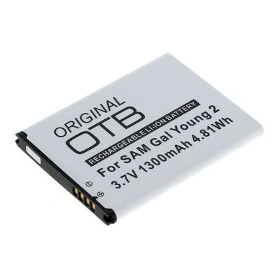 OTB - Ersatzakku kompatibel zu Samsung Galaxy Young 2 SM-G130 - 3,7 Volt 1300mAh ...