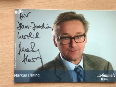 Markus Hering Autogrammkarte orig signiert TV Film #5743