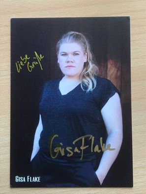 Gisa Flake Autogrammkarte orig signiert TV Film #5725
