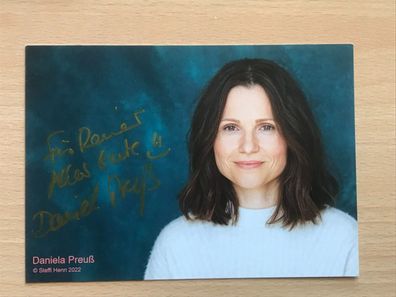 Daniela Preuß Autogrammkarte orig signiert TV Film #5745