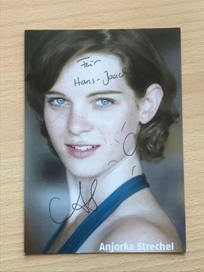 Anjorka Strechel Autogrammkarte orig signiert TV Film #5739