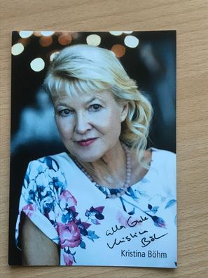 Kristina Böhm Autogrammkarte orig signiert TV Film #5729