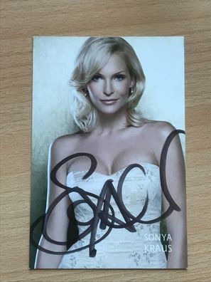 Sonya Kraus Autogrammkarte orig signiert TV Film #5740
