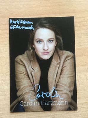 Carolin Hartmann Autogrammkarte orig signiert TV Film #5736