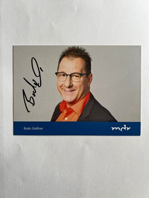 Bodo Gießner Autogrammkarte orig. signiert - TV FILM MUSIK #2520