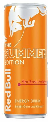 Red Bull Energy Drink SUMMER Edition Aprikose-Erdbeere incl. Pfand 12x250ml