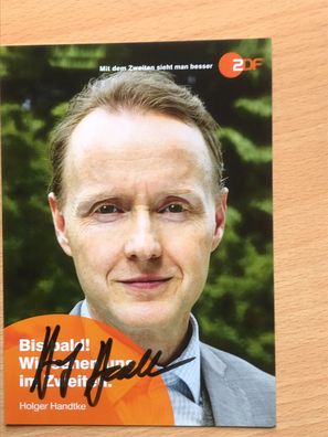 Holger Handtke Löwenzahn Autogrammkarte orig signiert TV Film Comedy #5691