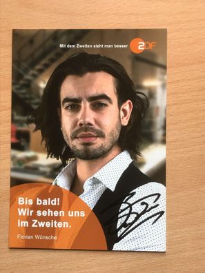 Florian Wünsche SOKO Stuttgart Autogrammkarte orig signiert TV Film Comedy #5711