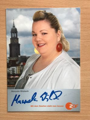 Manuela Wisbeck Notruf Hafenkante Autogrammkarte orig signiert Film #5680