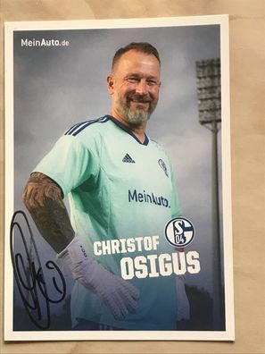 Christof Osigus FC Schalke 04 Autogrammkarte orig signiert Fußball #5638