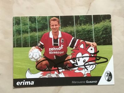 Marouene Guezmir SC Freiburg Autogrammkarte orig signiert Fußball #5668