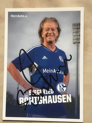 Siegfried Bönighausen FC Schalke 04 Autogrammkarte orig signiert Fußball #5639