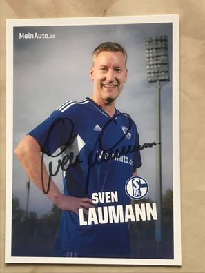 Sven Laumann FC Schalke 04 Autogrammkarte orig signiert Fußball #5641