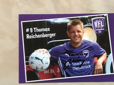 Thomas Reichenberger VfL Osnabrück Autogrammkarte orig signiert Fußball #5671