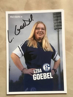 Lisa Goebel FC Schalke 04 Autogrammkarte orig signiert Fußball #5650