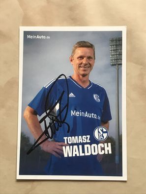 Tomasz Waldoch FC Schalke 04 Autogrammkarte orig signiert Fußball #5648