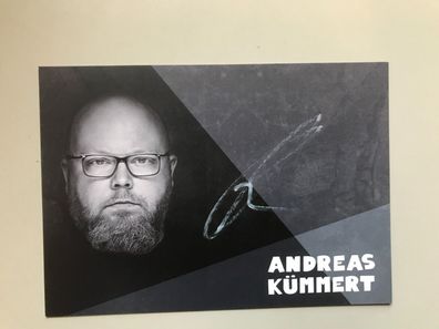 Andreas Kümmert Rock & Pop Autogrammkarte orig. signiert - TV FILM MUSIK #5127