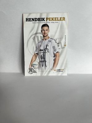 Hendrik Pekeler Handballspieler THW Kiel orig. signiert - TV FILM MUSIK #2662