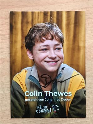 Johannes Degen Schloss Einstein Autogrammkarte orig. signiert TV FILM MUSIK 2759