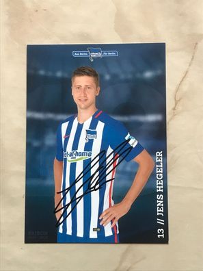 Jens Gegeler Hertha BSC Berlin Autogrammkarte orig signiert Fußball #5610