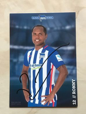Ronny Hertha BSC Berlin Autogrammkarte orig signiert Fußball #5609