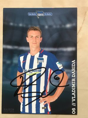 Vladimir Darida Hertha BSC Berlin Autogrammkarte orig signiert Fußball #5605